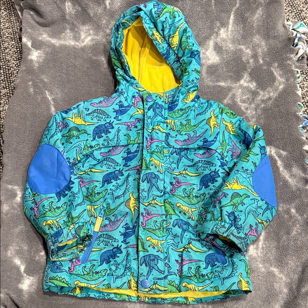 Cat & Jack Blue Dinosaur Print Jacket